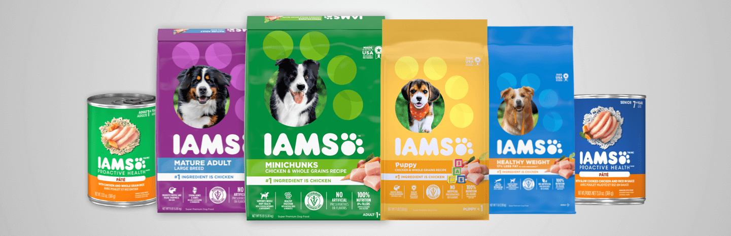 IAMS DOG FOOD hero